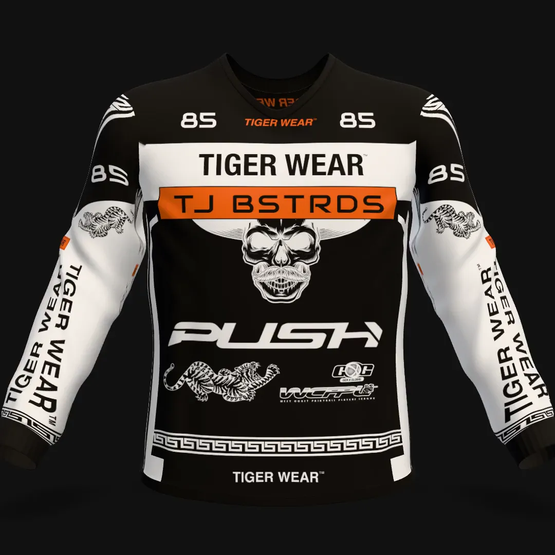 TJ BSTRDS Push 2025 team jersey spinning in 3D